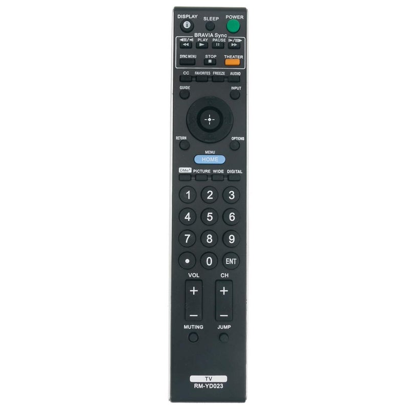 ZdalaMit RM-YD023 Replaced Remote fit for Sony TV KDL-40W4100 KDL-42V4100 KDL-46W4100 KDL-52W4100 KDL-40V4150 KDL-32XBR6 KDL-37XBR6 KDL-40V4100 KDL-46V4100 KDL-46W4150 KDL-52V4100 KDL-52W4100 KDL-32VL140 - Image 1